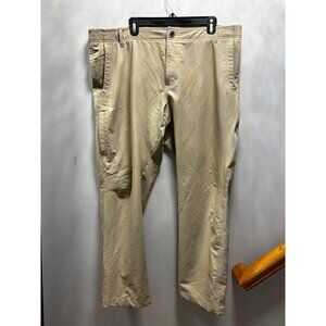 Hi-Tec Pants Mens 40x30Beige Cargo Pants Performance Tech Outdoor Bottoms